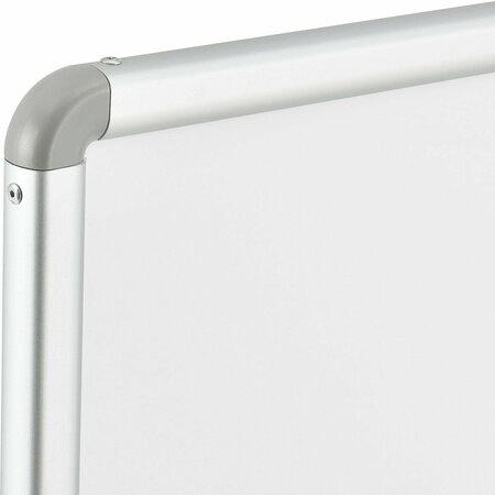 Global Industrial Reversible Rolling Magnetic Dry Erase Porcelain Whiteboard, 48W x 36H Board B444997P